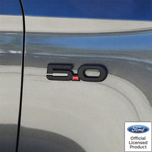 Load image into Gallery viewer, 5.0 Black Billet Emblem Mustang