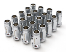 Load image into Gallery viewer, Wheel Mate 12x1.50 48mm Muteki SR48 Satin Silver Open End Lug Nuts