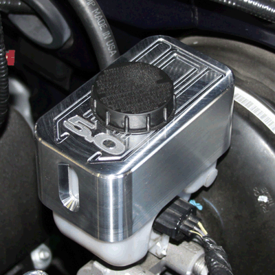 UPR 5.0 Mustang Polished Brake Master Cylinder Cover