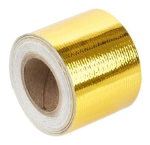 Load image into Gallery viewer, Torque Solution Gold Reflective Heat Tape Universal 2inx30ft