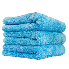 Load image into Gallery viewer, Chemical Guys Shaggy Fur-Ball Microfiber Towel - 16in x 16in - Blue - 3 Pack
