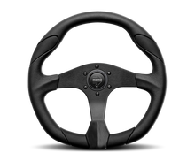 Load image into Gallery viewer, Momo Quark Steering Wheel 350 mm - Black Poly/Black Spokes