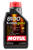 Motul 1L Synthetic Engine Oil 8100 5W40 X-CESS