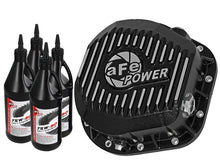 Load image into Gallery viewer, aFe Pro Series Rear Diff Cover Kit Black w/ Gear Oil 86-16 Ford F-250/F-350 V8 7.3L/6.0L/6.4L/6.7L