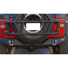 Load image into Gallery viewer, DV8 Offroad 07-18 Jeep Wrangler JK Steel Full Length Rear Bumper
