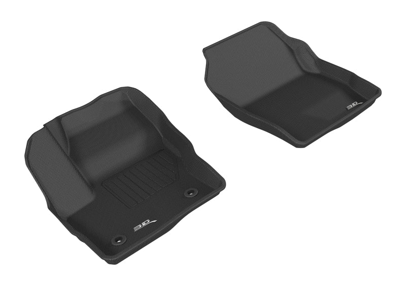 3D MAXpider 2015-2019 Ford Escape Kagu 1st Row Floormat - Black