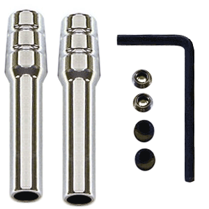 UPR Slimline Polished Door Lock Pins (90-13)