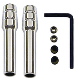 UPR Slimline Polished Door Lock Pins (90-14)