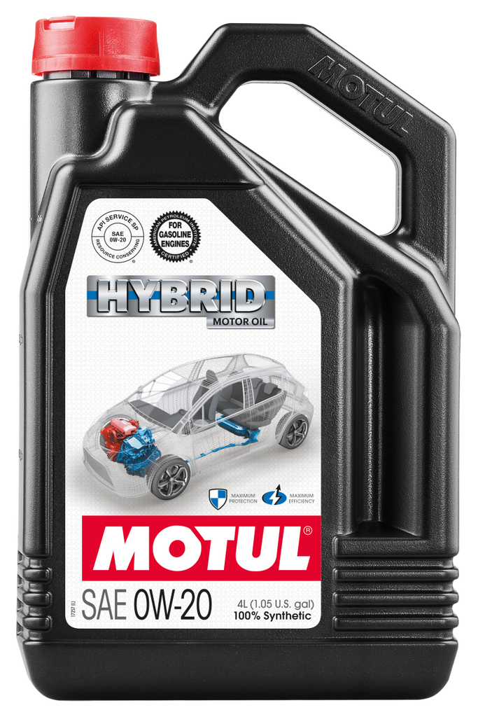 Motul 4L Hybrid Synthetic Motor Oil - 0W20