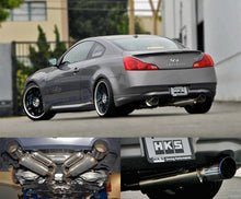 Load image into Gallery viewer, HKS 08 Infiniti G37 Coupe Dual Hi-Power Titanium Tip Catback Exhaust