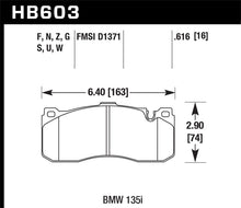 Load image into Gallery viewer, Hawk BMW 135i DTC-60 Race Front Brake Pads