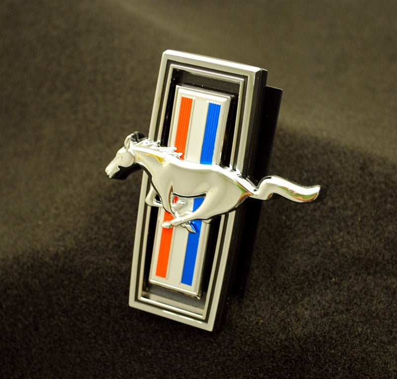 CDC Mustang Tri-Bar Pony Grille Emblem 0511-3000-01