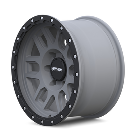 Mayhem 8304 Delta 17x9 / 5x127 BP / -12mm Offset / 78.1mm Hub Matte Gunmetal w/Matte Black Lip Wheel