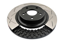 Load image into Gallery viewer, DBA 08+ EVO X Front Slotted 5000 Series 2 Piece Rotor Assembled w/ Black Hat