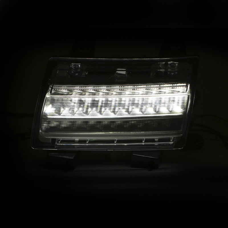 ANZO 18-19 Jeep Wrangler JL LED Chrome Clear w/ Sequential Signal