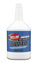 Load image into Gallery viewer, Red Line 5W40 Motor Oil - Quart