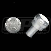 Load image into Gallery viewer, UPR Mustang Billet Satin Headlight Knob - Bulb Engraved (94-04) 1004-07