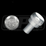UPR Billet Satin Headlight Knob - Bulb Engraved (94-04)