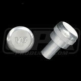 UPR Billet Polished Headlight Knob - V6 Engraved (94-04)