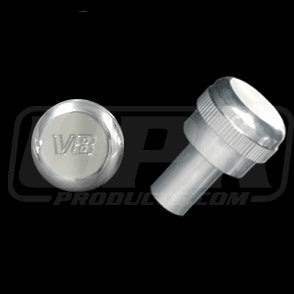 UPR Mustang Billet Polished Headlight Knob - V8 Engraved (94-04) 1004-12