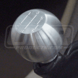 UPR Mustang Large Satin Billet Flat Top w/5 Speed Pattern Shift Knob (79-04) 1008-2-03