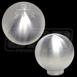 UPR Mustang Large Satin Billet Round Top w/5 Speed Pattern Shift Knob (79-04) 1008-2-05