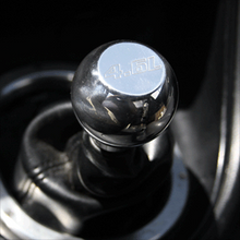 Load image into Gallery viewer, UPR Mustang Large Polished Billet Flat Top Shift Knob w/4.6L Logo (79-04) 1008-2-25