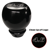 UPR Black Billet Flared Shift Knob w-4.6 Logo (79-04)