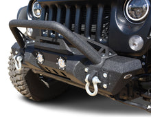 Load image into Gallery viewer, DV8 Offroad 07-18 Jeep Wrangler JK/JL FS-11 Stubby Mid Length Steel Front Bumper w/ Winch Plate