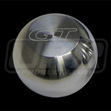 UPR Polished Billet Flat Top Shift Knob w-GT logo (79-04)