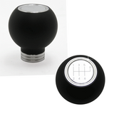 UPR Round Composite Shift Knob w-Polished 6 Speed Pattern (79-04)