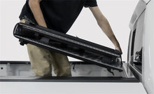 Load image into Gallery viewer, Access LOMAX Tri-Fold Cover Black Urethane Finish Split Rail 09-18 Ram 1500 - 6ft 4in Bed