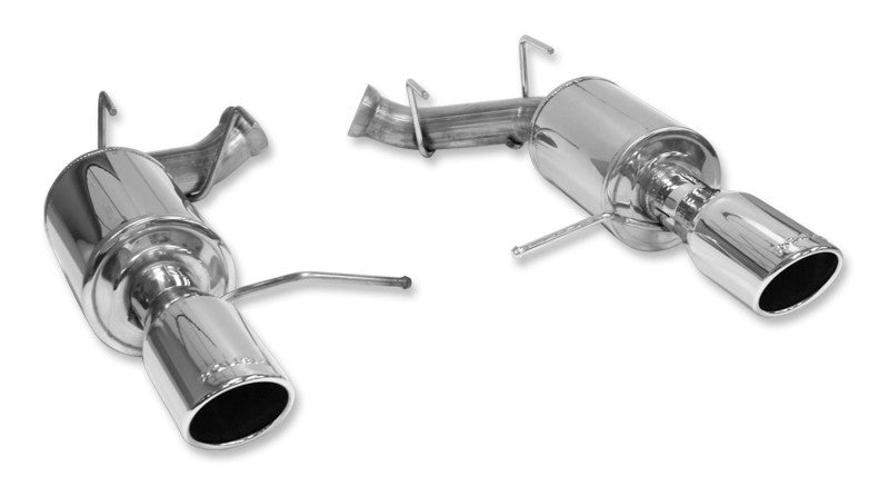 ROUSH 2011-2014 Ford Mustang V8 Enhanced Sound Dual Axle-Back w/ Round Tips