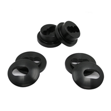 Load image into Gallery viewer, UPR Mustang Black Billet Steering Rack Bushings (96-04 V8) 2012-04