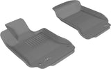 3D MAXpider 2008-2014 Mercedes-Benz C-Class W204 Kagu 1st Row Floormat - Gray