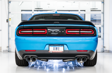 Load image into Gallery viewer, AWE Tuning 2015+ Dodge Challenger 6.4L/6.2L SC Track Edition Exhaust - Quad Chrome Silver Tips