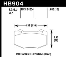 Load image into Gallery viewer, Hawk 15-17 Ford Mustang HPS 5.0 Rear Brake Pads