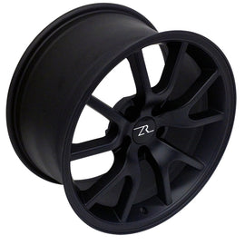 Matte Black FR500 17x9 Mustang Wheel Fits 1994-2004