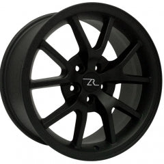 18x9 Full Matte Black FR500 Wheel (94-04)