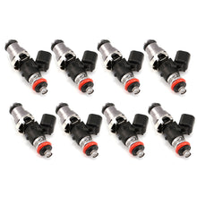 Load image into Gallery viewer, Injector Dynamics ID1050X Injectors 14mm (Grey) Adaptor Top (Set of 8) Orange Lower O-Ring