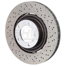 Load image into Gallery viewer, SHW 14-19 Porsche 911 Turbo 3.8L w/o Ceramic Brakes Right Front Drilled-Dimpled LW Brake Rotor