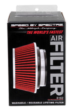 Load image into Gallery viewer, Spectre Adjustable Conical Air Filter 2-1/2in. Tall (Fits 3in. / 3-1/2in. / 4in. Tubes) - Red