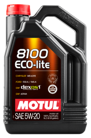 Motul 5L Synthetic Engine Oil 8100 5W20 ECO-LITE