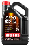 Motul 5L Synthetic Engine Oil 8100 5W20 ECO-LITE