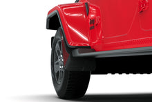 Load image into Gallery viewer, Rally Armor 19-23 Jeep JT Gladiator Mojave/Rubicon Black Mud Flap w/ Metallic Black Logo