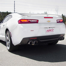 Load image into Gallery viewer, MBRP 2016 Chevy Camaro V8 6.2L 6spd 3in Alum Race Dual Axle Back w/ 4.5in Quad Dual Wall Tips