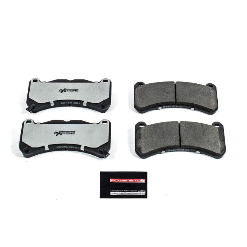 Power Stop 13-14 Ford Mustang Front Z26 Extreme Street Brake Pads w/Hardware