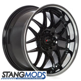 17x9 XXR526 Gloss Black Wheel (94-04)