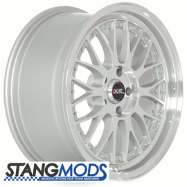 18x8.5 XXR521 Machined Silver Wheel (94-04) side view