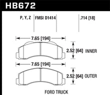 Load image into Gallery viewer, Hawk 10-11 Ford Expedition/F-150 SVT Raptor / 10-11 F-150 Front Street Brake Pad
